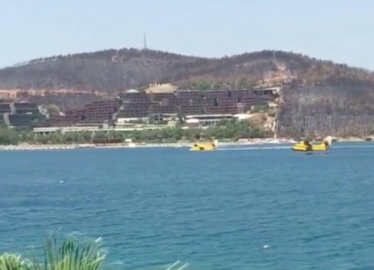 Yangın söndürme uçaklarına jet ski engeli