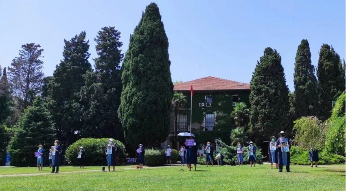 Boğaziçi'nde akademisyenlerin dikilme eyleminde 31'inci hafta