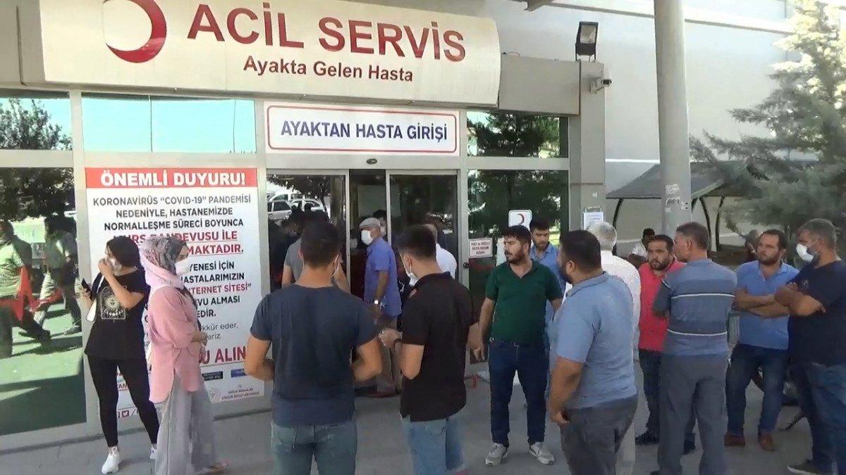 Şanlıurfa'da hasta yakınlarından güvenlik görevlilerine darp