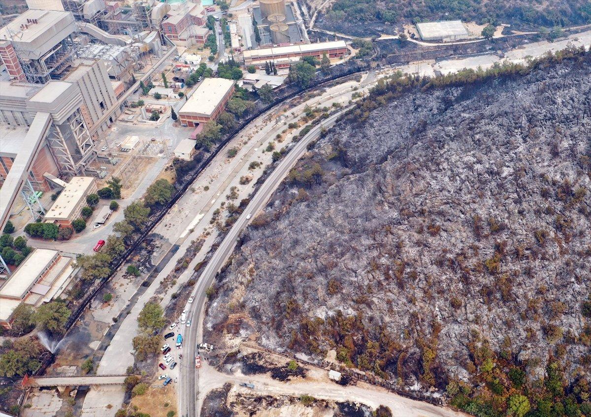 Kemerköy Termik Santrali havadan görüntülendi