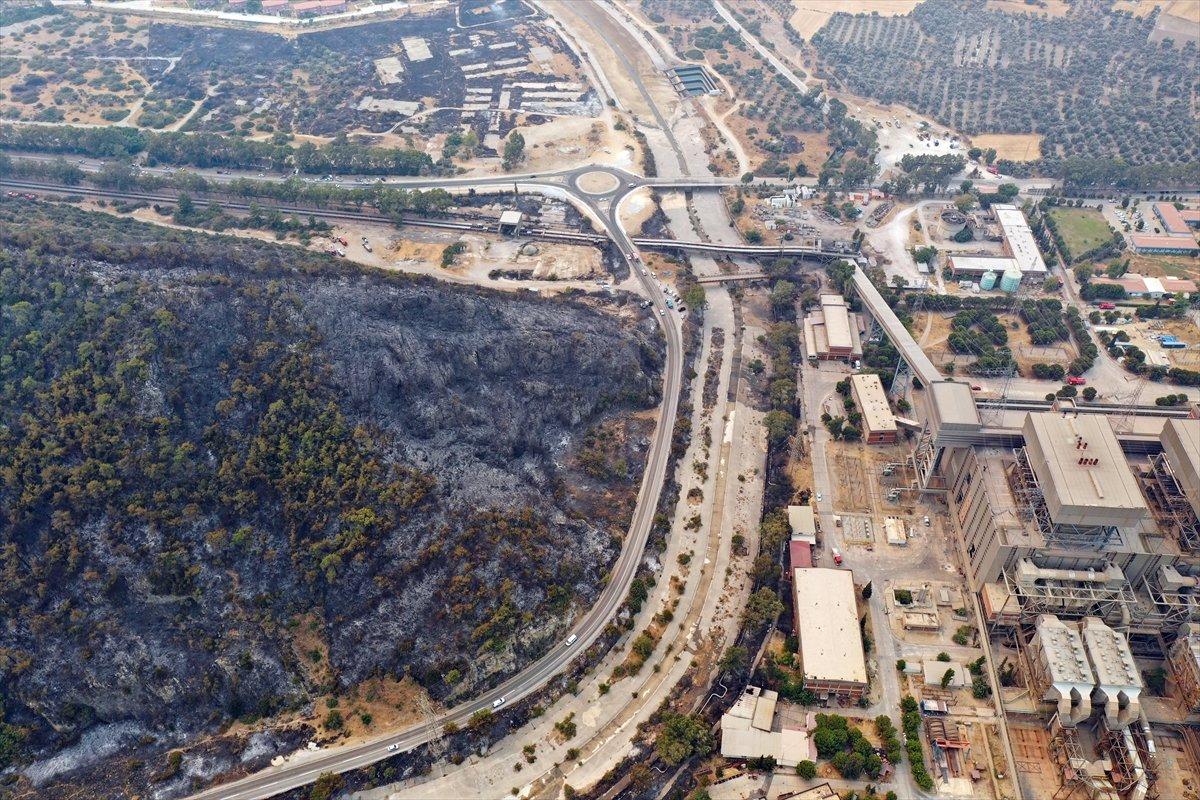 Kemerköy Termik Santrali havadan görüntülendi