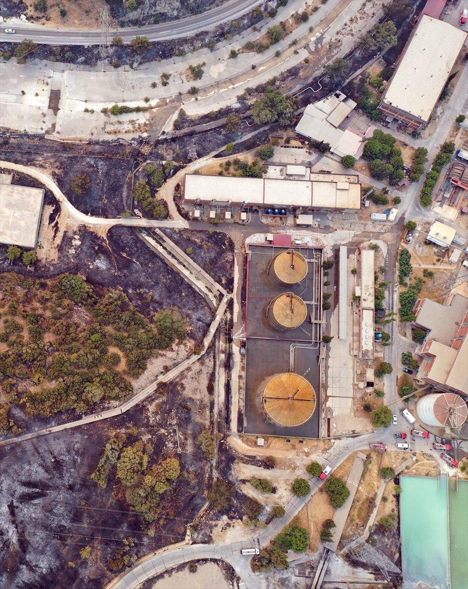 Kemerköy Termik Santrali havadan görüntülendi