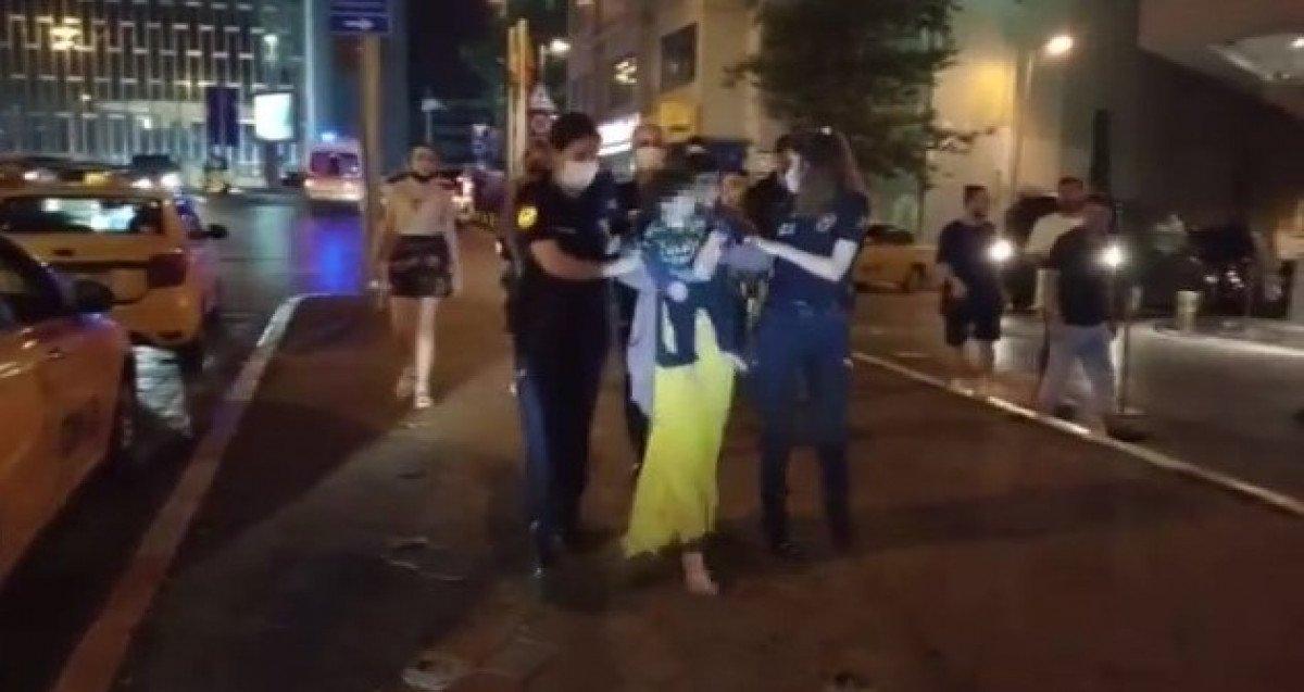 Taksim’de çocukları dilendiren şahıslar yakalandı