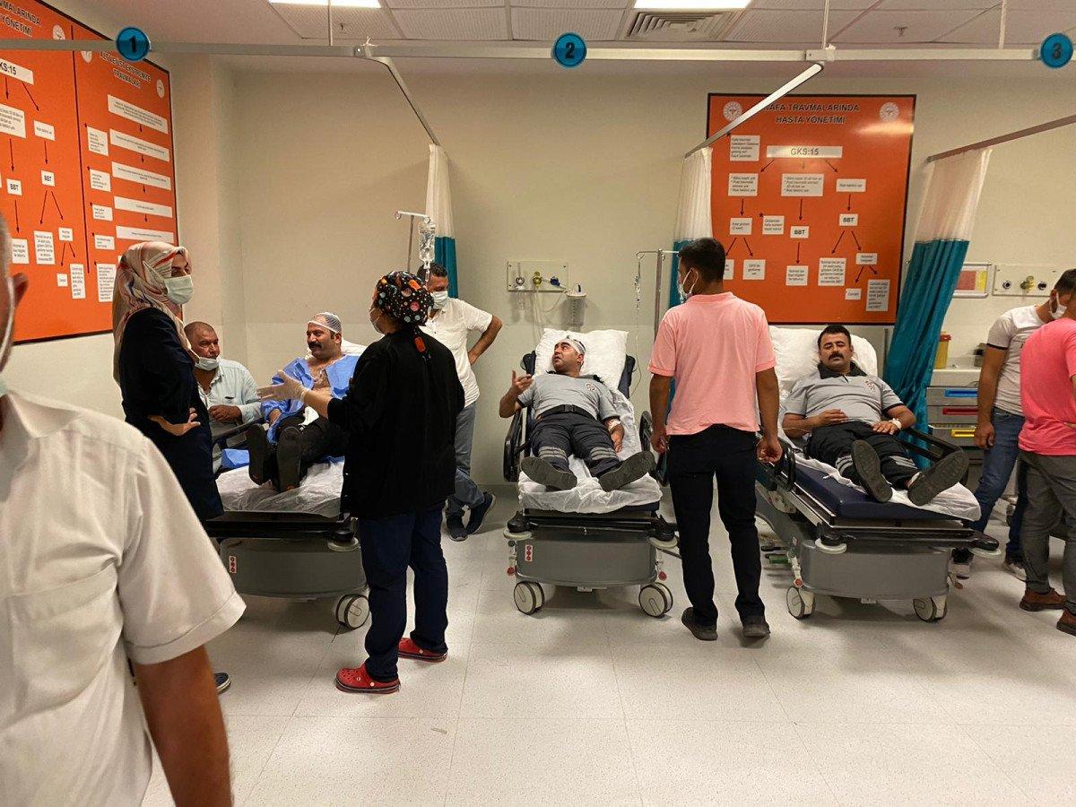 Şanlıurfa'da hasta yakınlarından güvenlik görevlilerine darp