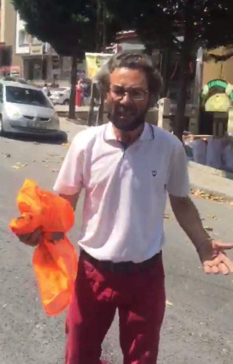 Esenyurt'ta hırsız, esnafa yakalanınca kovalamaca başladı