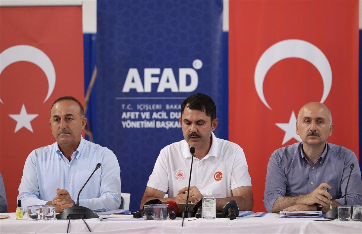 Antalya'daki yangına ilişkin son durum