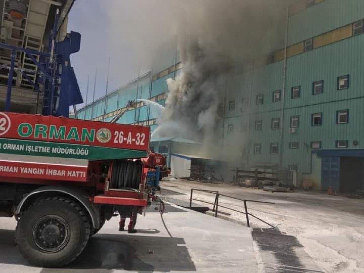 Eskişehir'de bor madeni tesislerinde trafo patladı