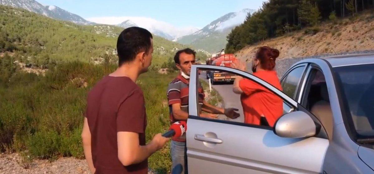 Yangınlara müdahale edilmiyor diye yalan söyleyen kadın tutuklandı