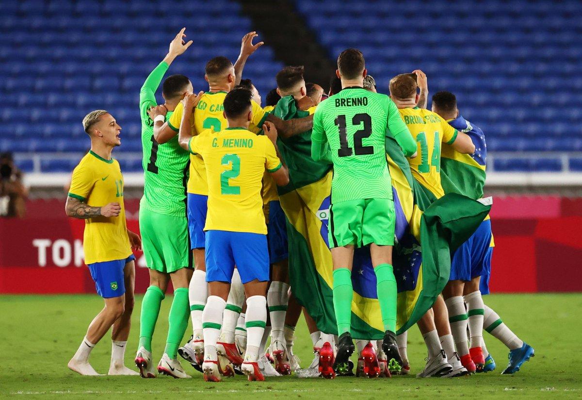 Tokyo 2020 futbol finalinde kazanan Brezilya