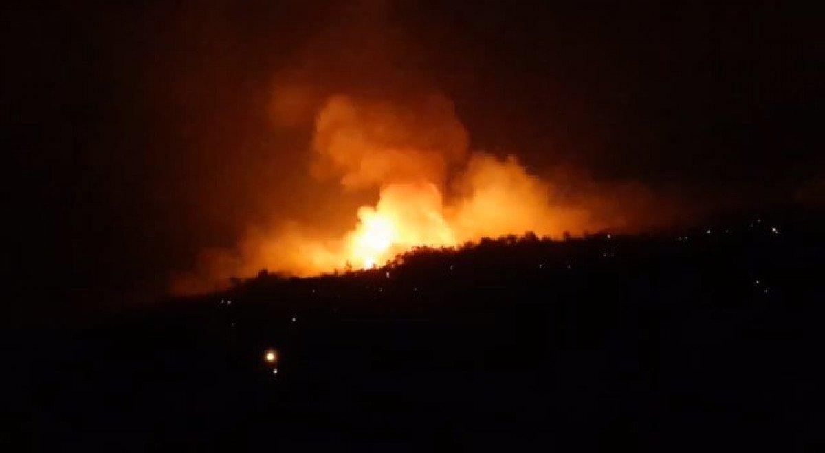 Çine'de çıkan orman yangını nedeniyle 6 mahalle boşaltıldı