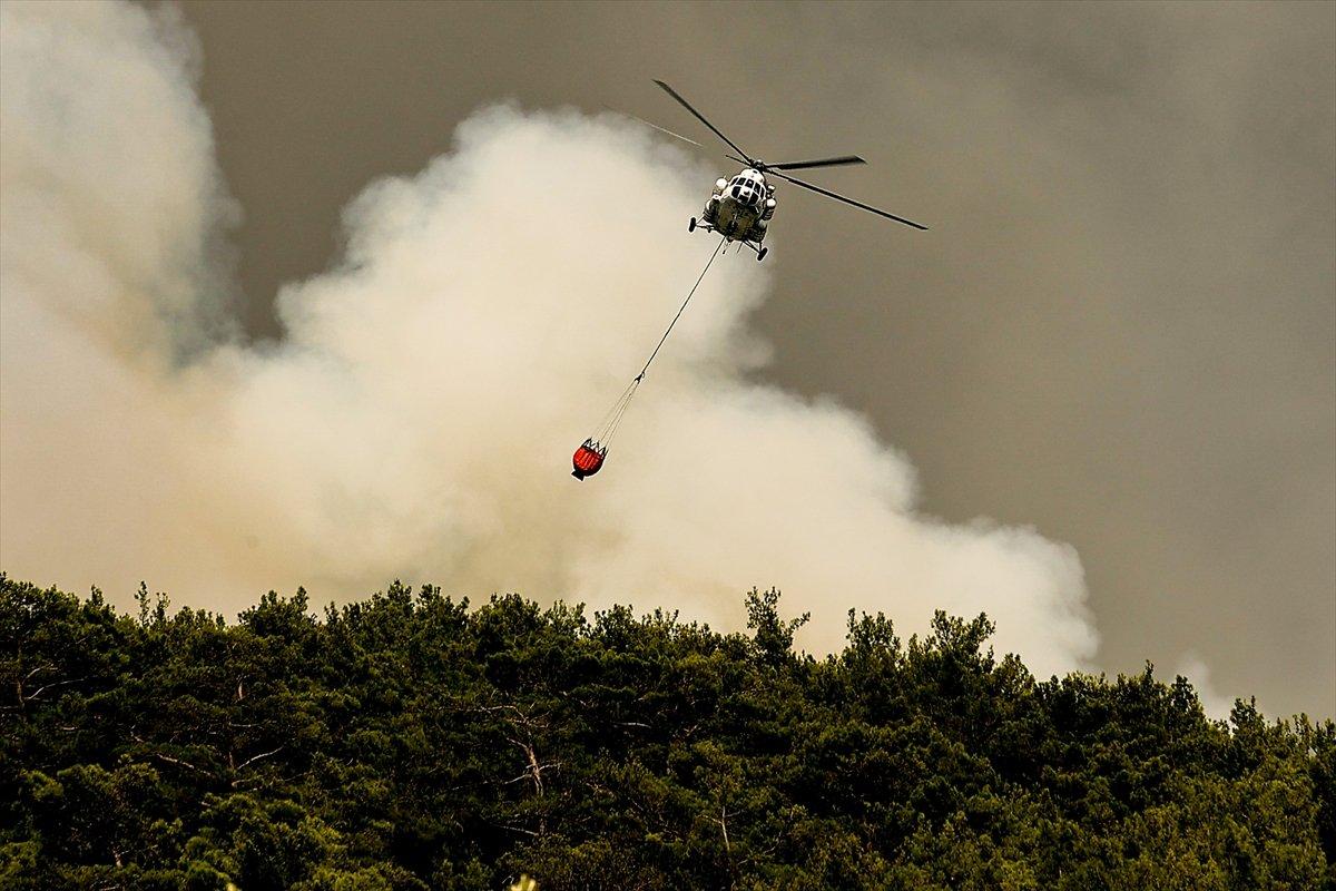 Yangın bölgelerine 72,5 milyon lira nakdi yardım gönderildi