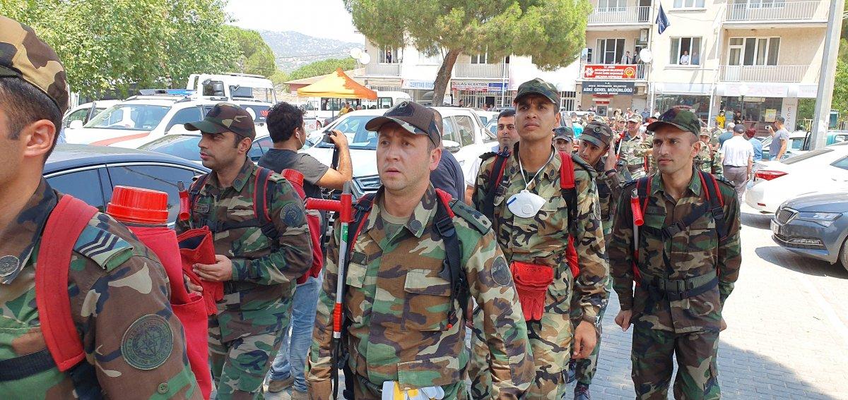 Azerbaycan’dan 200 kişilik ekip Çine’ye gitti