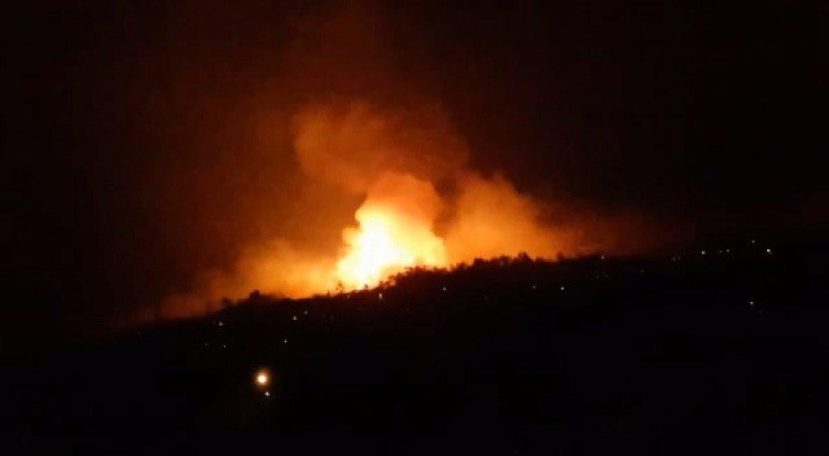 Çine'de çıkan orman yangını nedeniyle 6 mahalle boşaltıldı