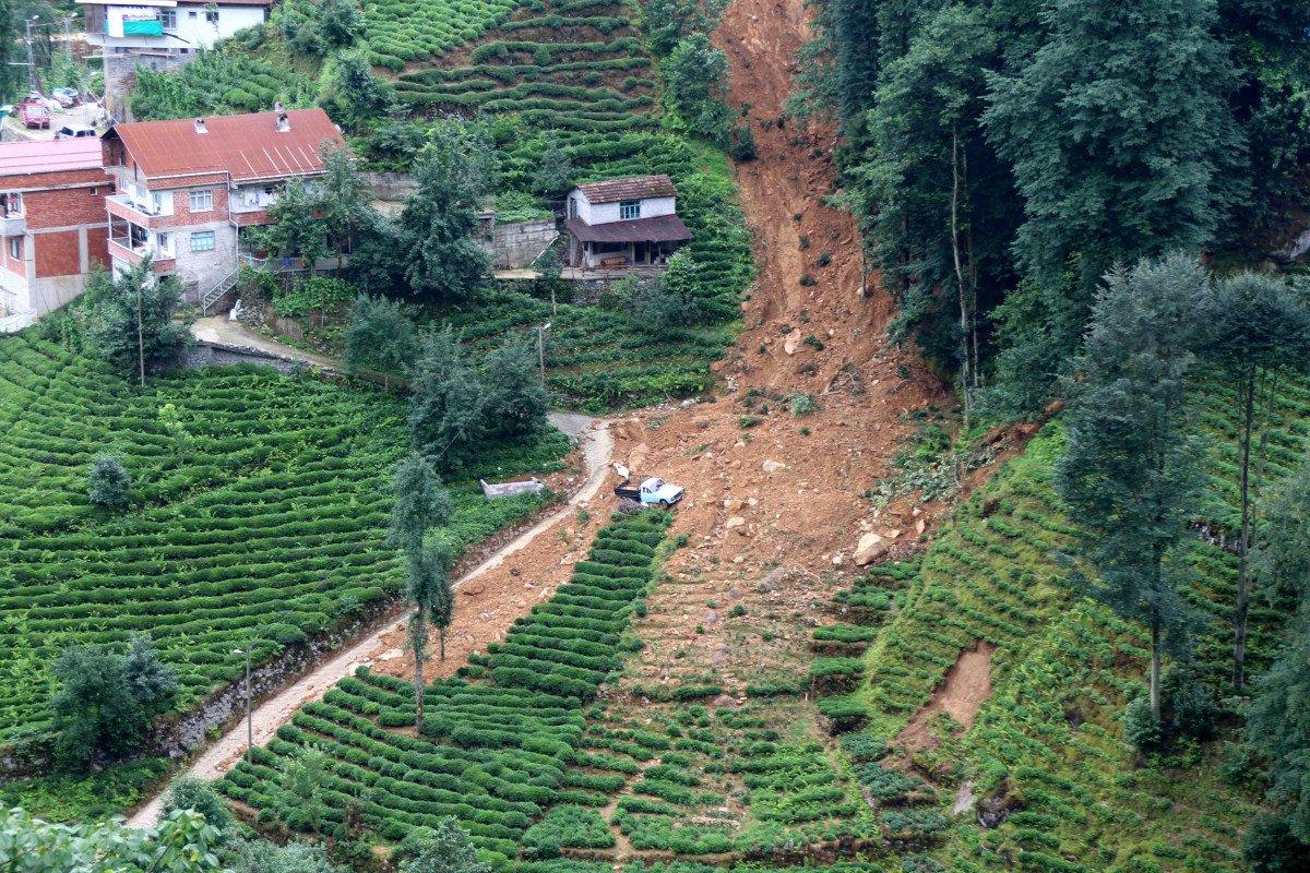 Rize’de sel afetinin altyapı hasarı ortaya çıktı