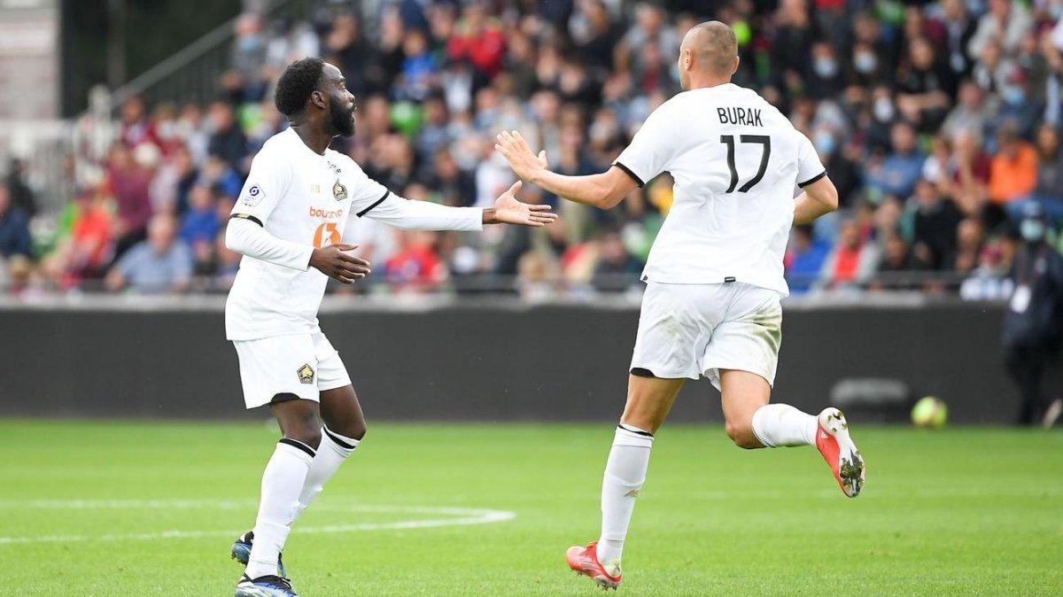 Burak Yılmaz son dakikada attı, Lille 1 puanı kaptı