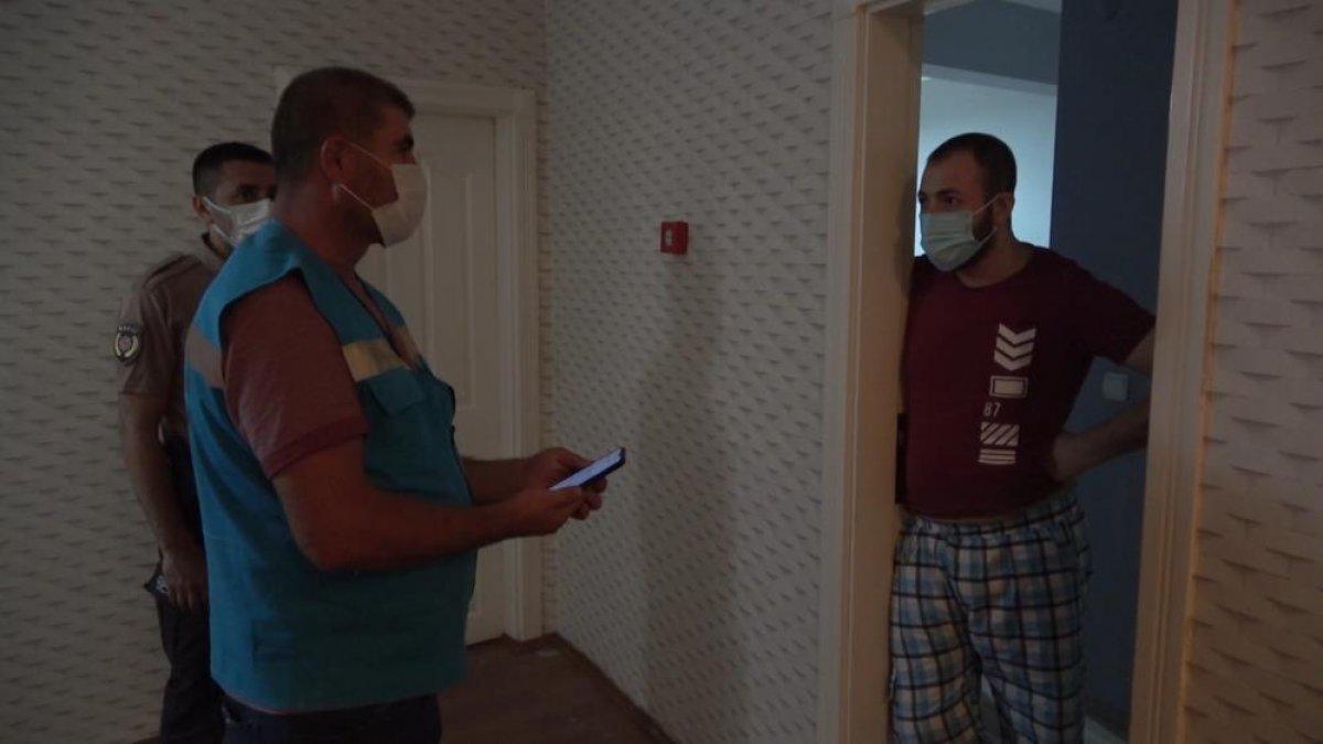 Kırıkkale'de otele ve koronalı müşteriye ceza