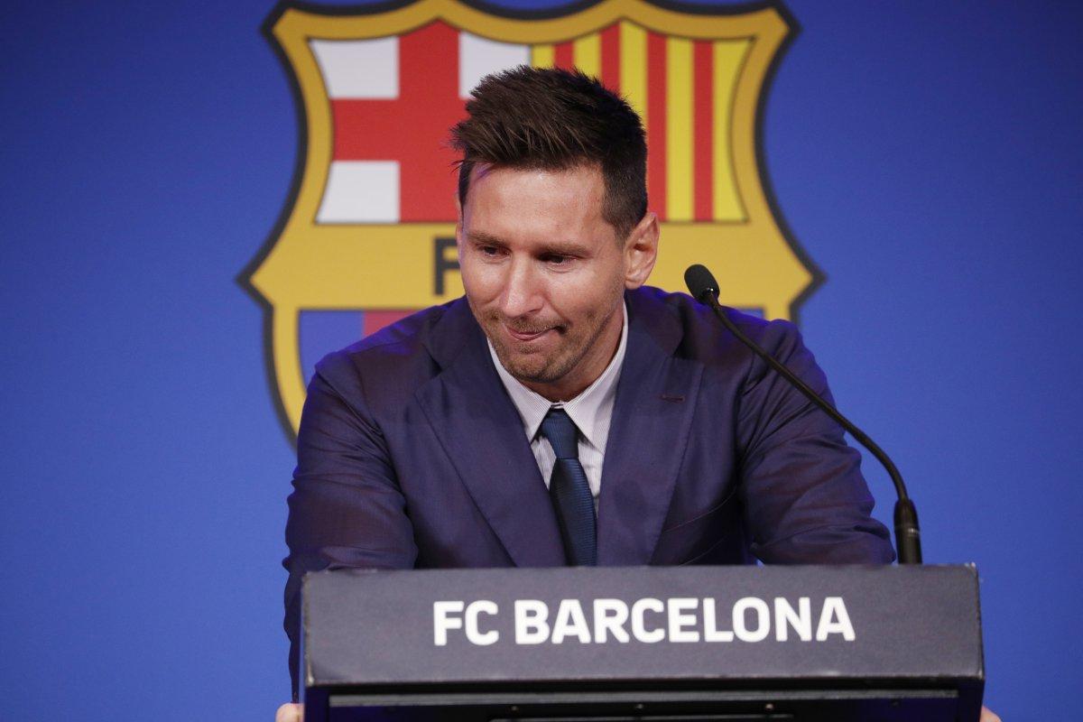 Lionel Messi, Barcelona'ya veda etti