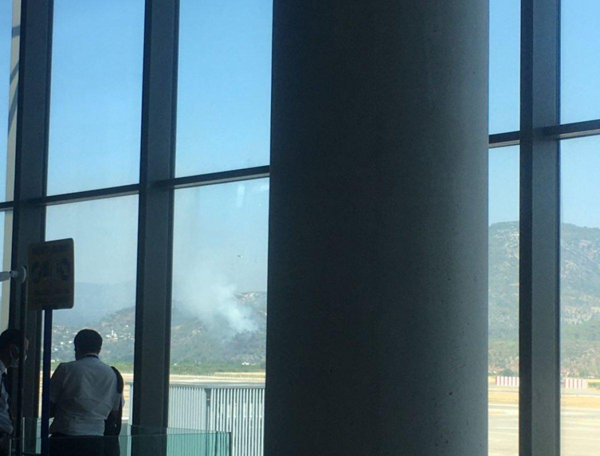 Dalaman'da orman yangını çıktı