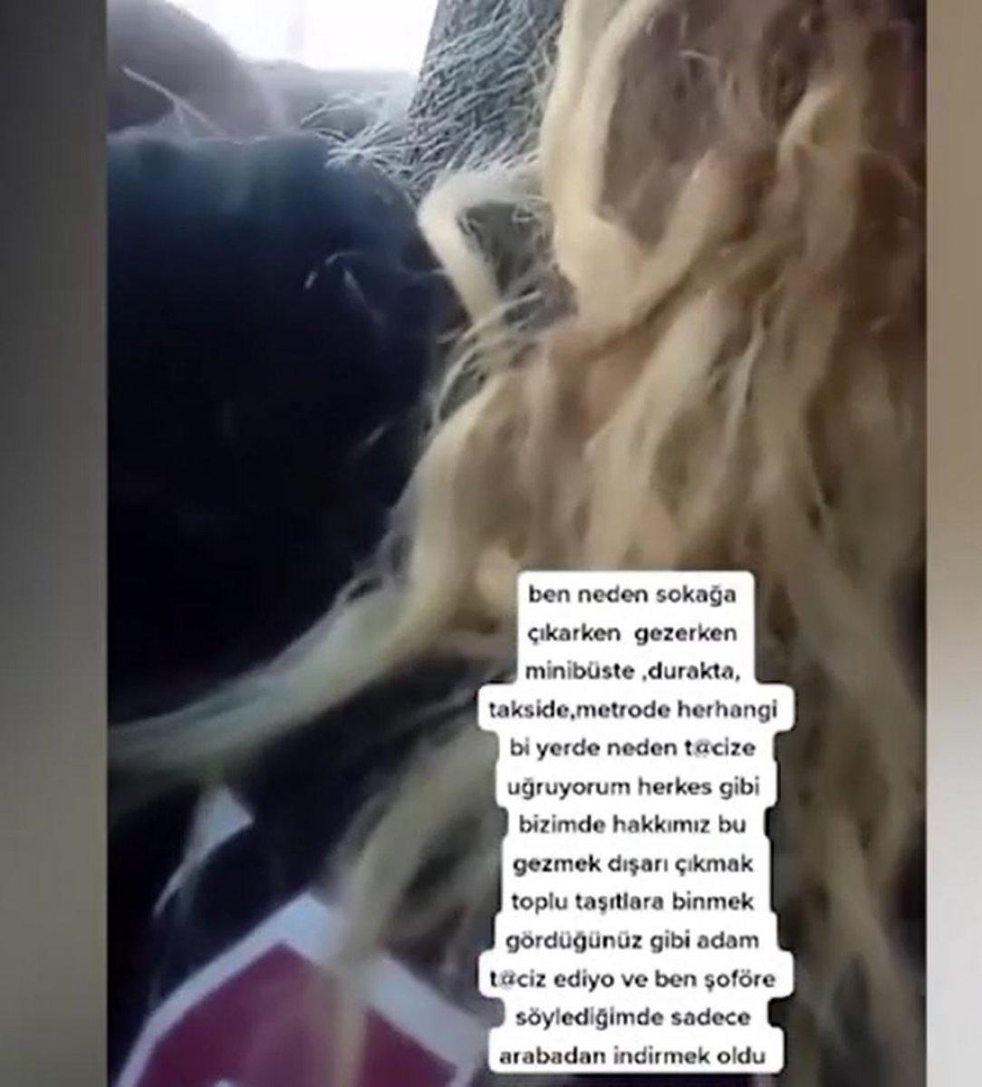 İzmir’de dolmuşta taciz edilen kadın o anları kaydetti