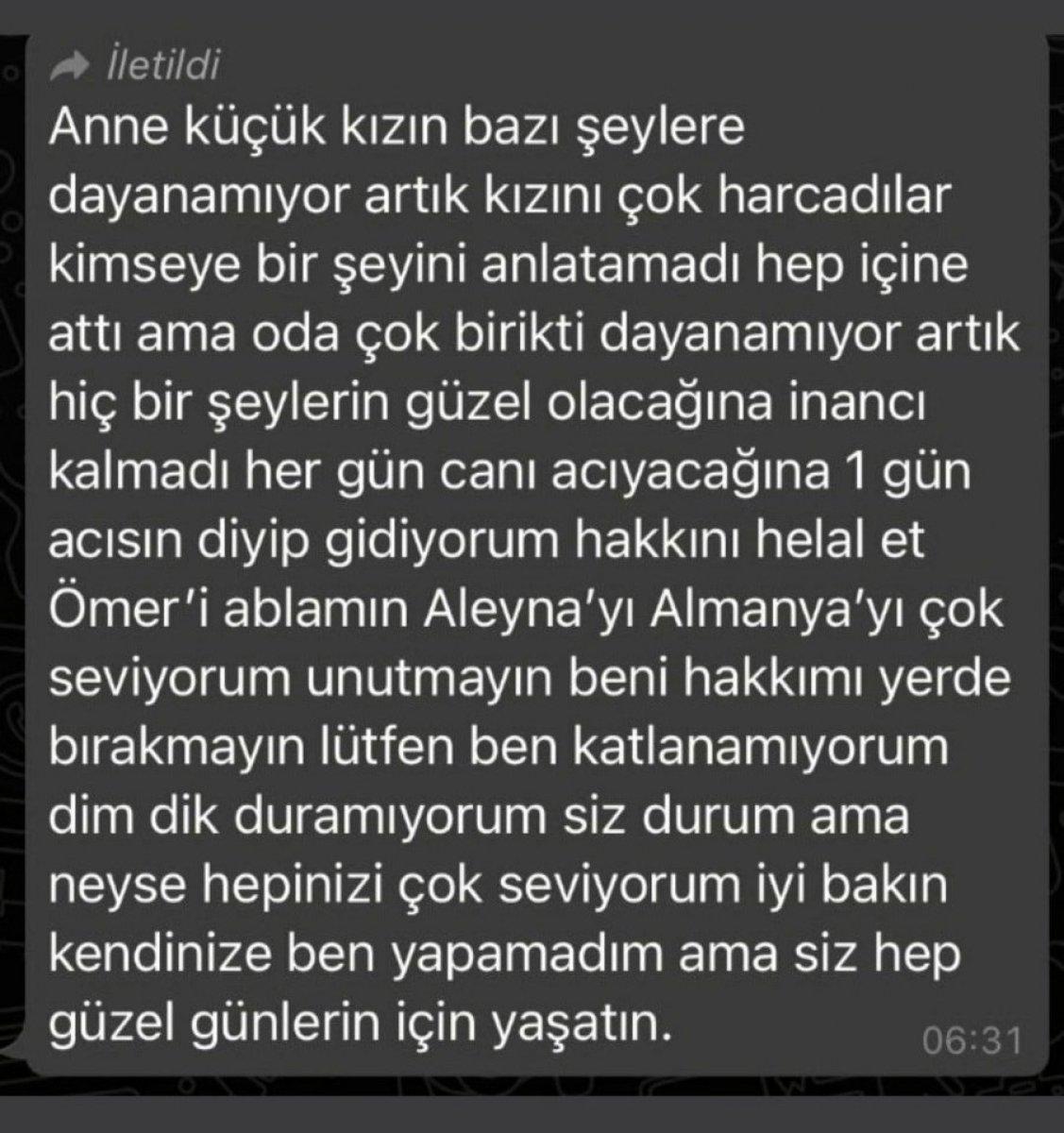 Bakanlıktan Eda Nur Kaplan'ın ölümüne ilişkin açıklama