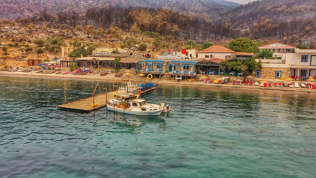 Orman yangınlarının çıktığı Bodrum ve Milas'ın son hali