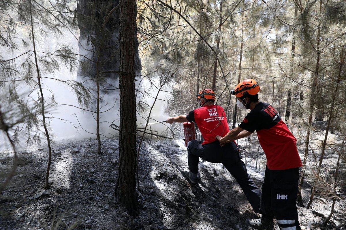 Yangınlara su taşıyan İHH, şimdi de yaraları saracak