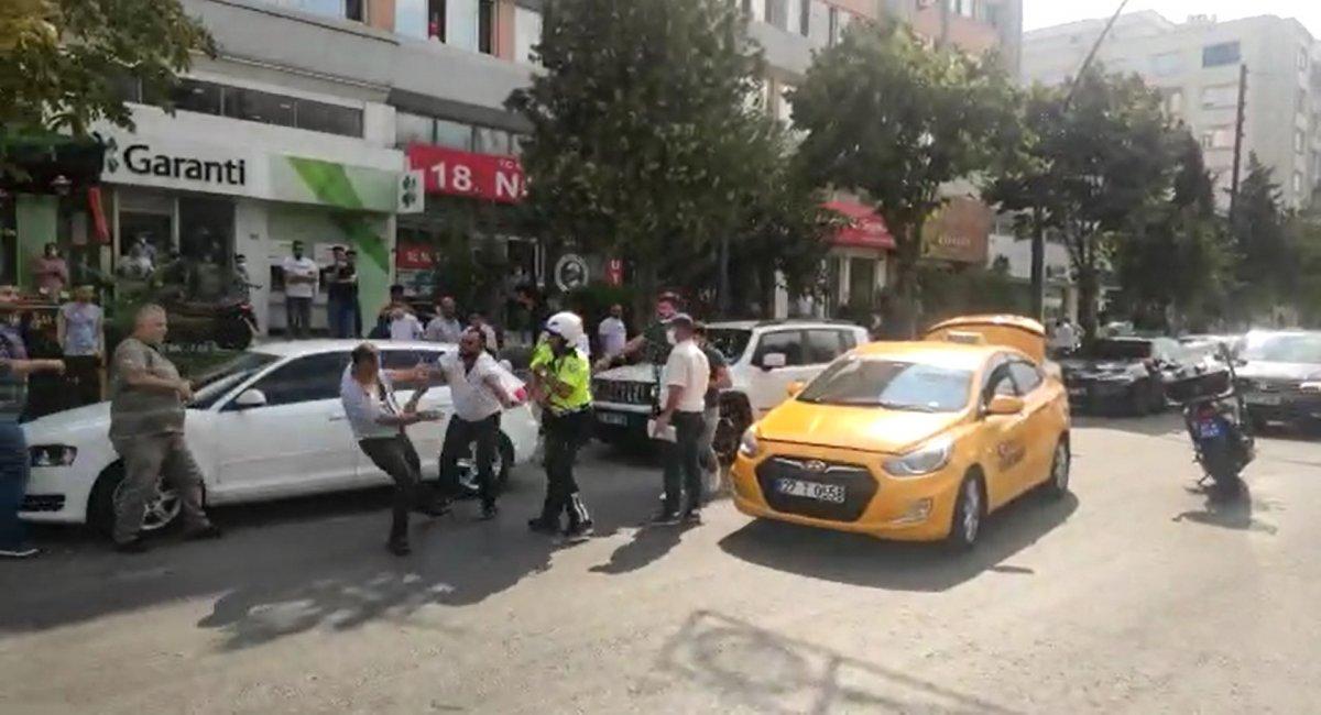 Gaziantep’te yol verme kavgası