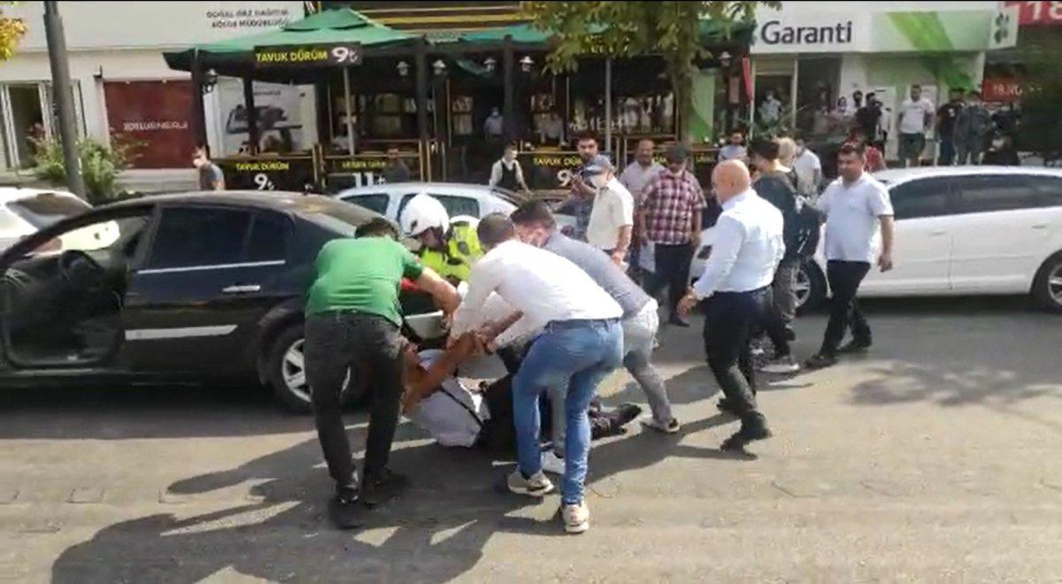 Gaziantep’te yol verme kavgası