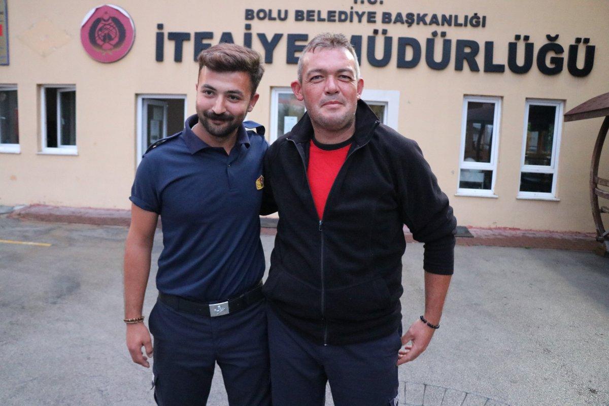 Manavgat'ta görev alan Bolulu itfaiyeciler evlerine döndü
