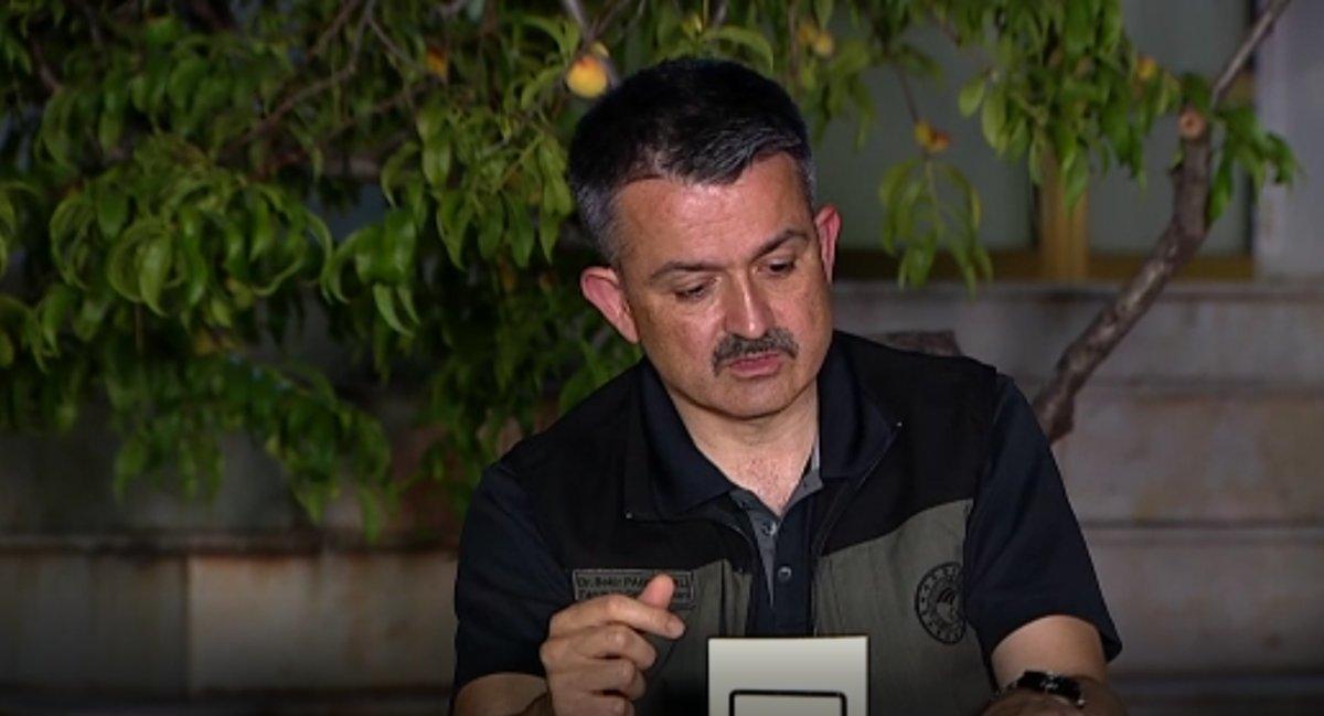 Bekir Pakdemirli yangınlarla ilgili son durumu açıkladı