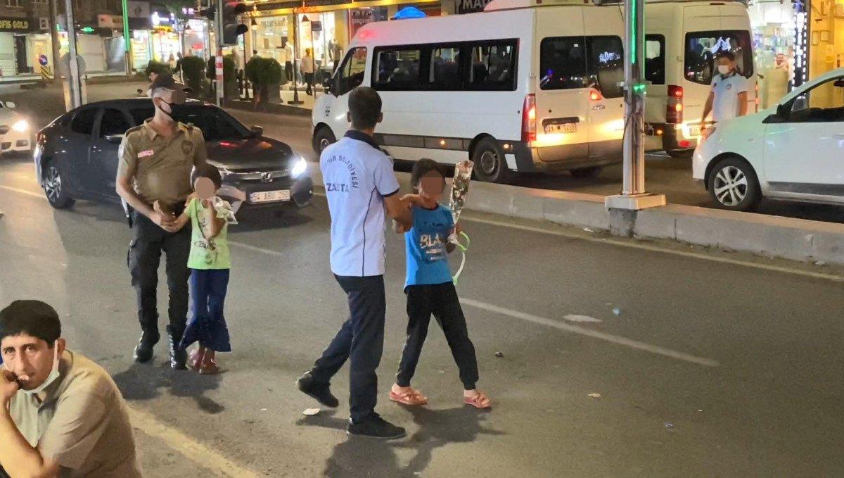 Diyarbakır’da trafikte satış yapan çocukların ailelerine ceza