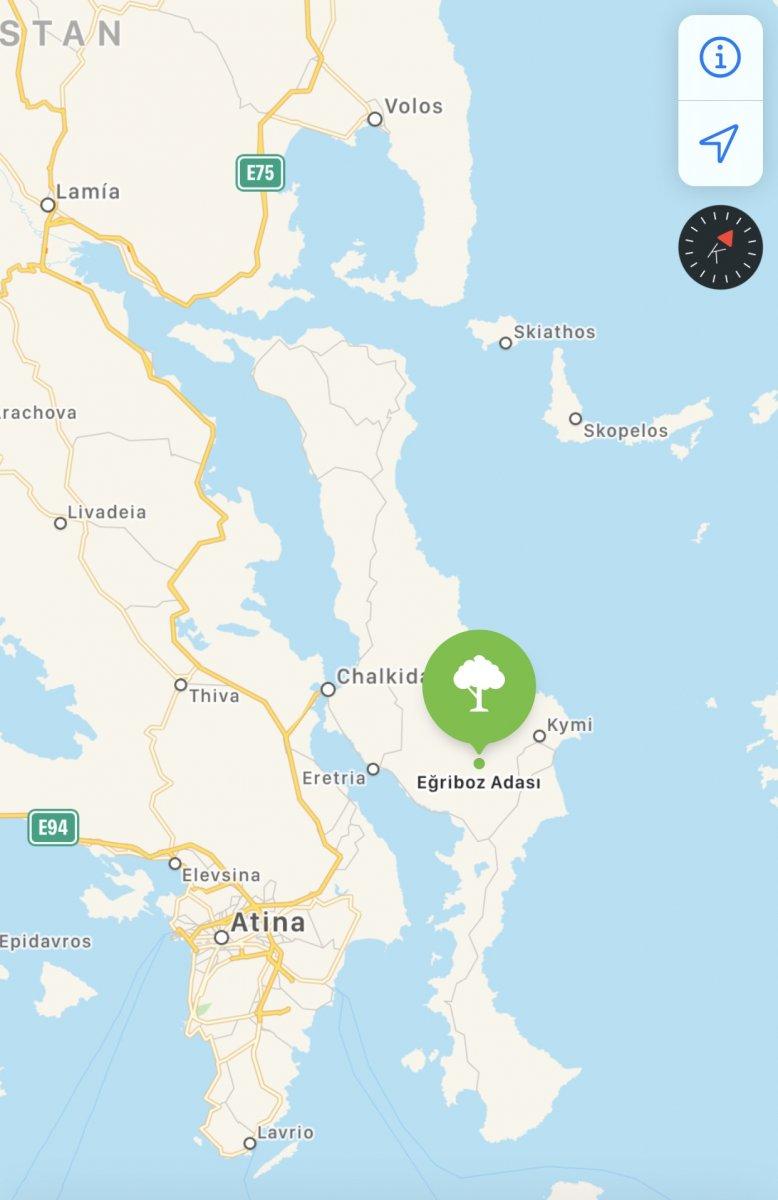 Evia (Eğriboz) Adası nerede? Yunanistan Evia Adası konumu...