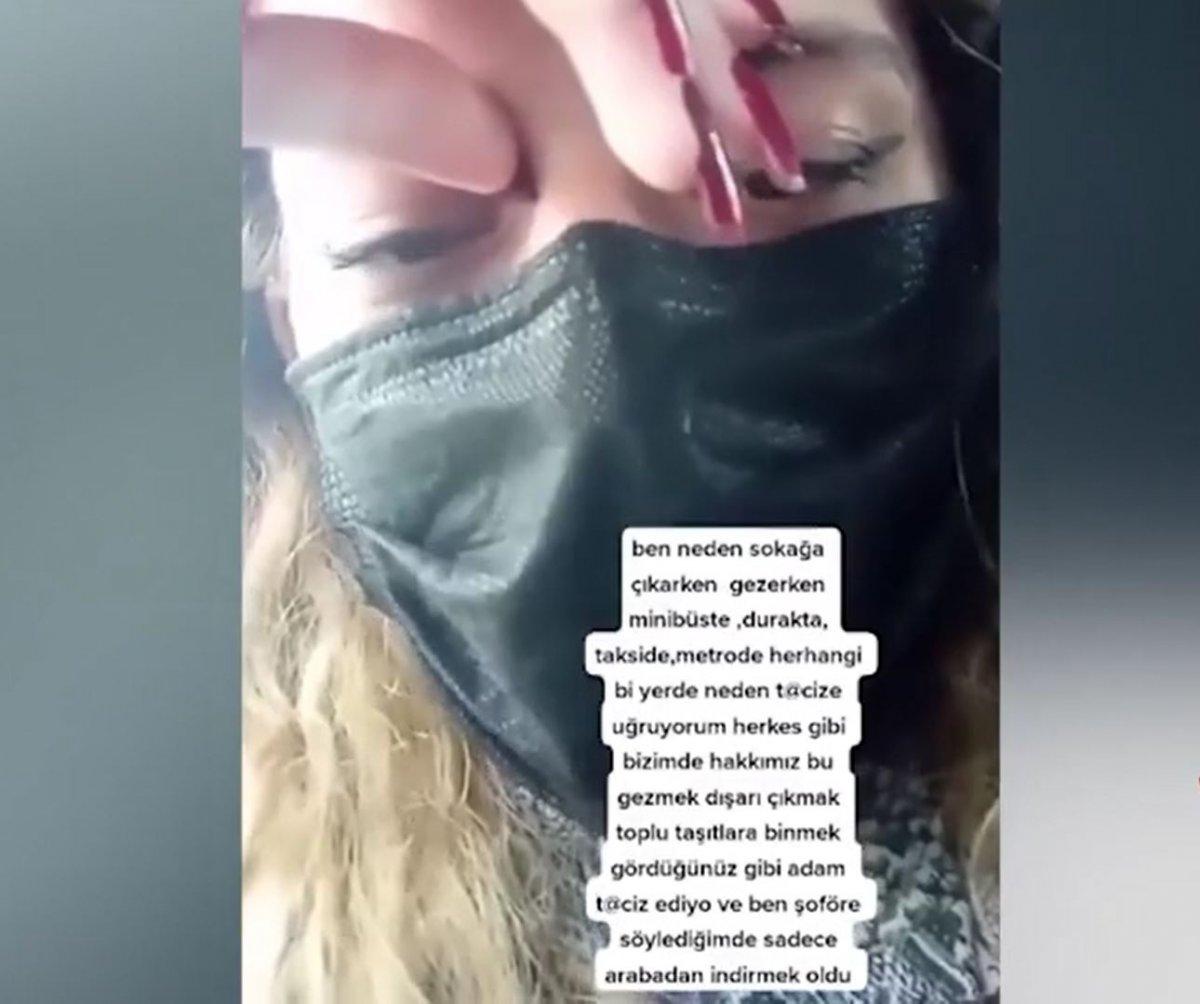 İzmir’de dolmuşta taciz edilen kadın o anları kaydetti