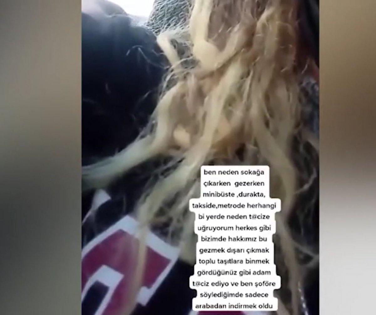 İzmir’de dolmuşta taciz edilen kadın o anları kaydetti