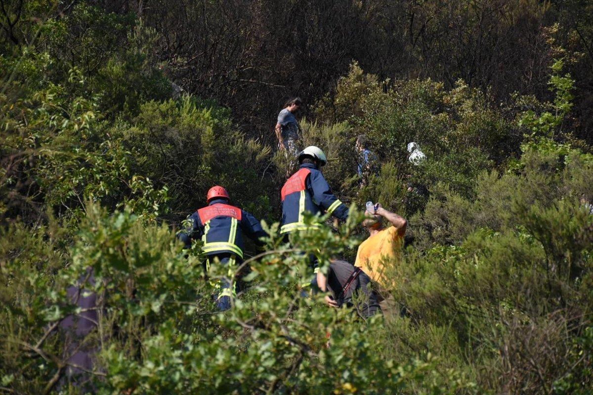Sarıyer'de orman yangını