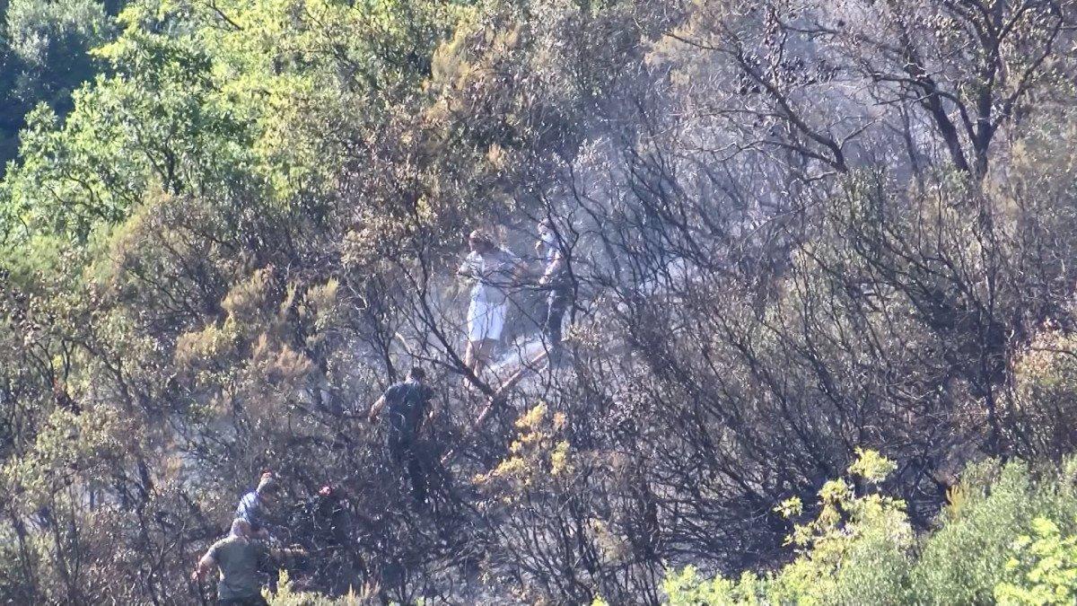 Sarıyer'de orman yangını