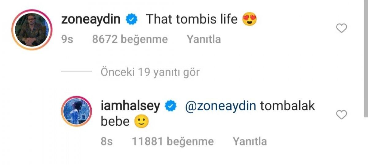 Halsey'den Türkçe cevap: Tombalak bebe