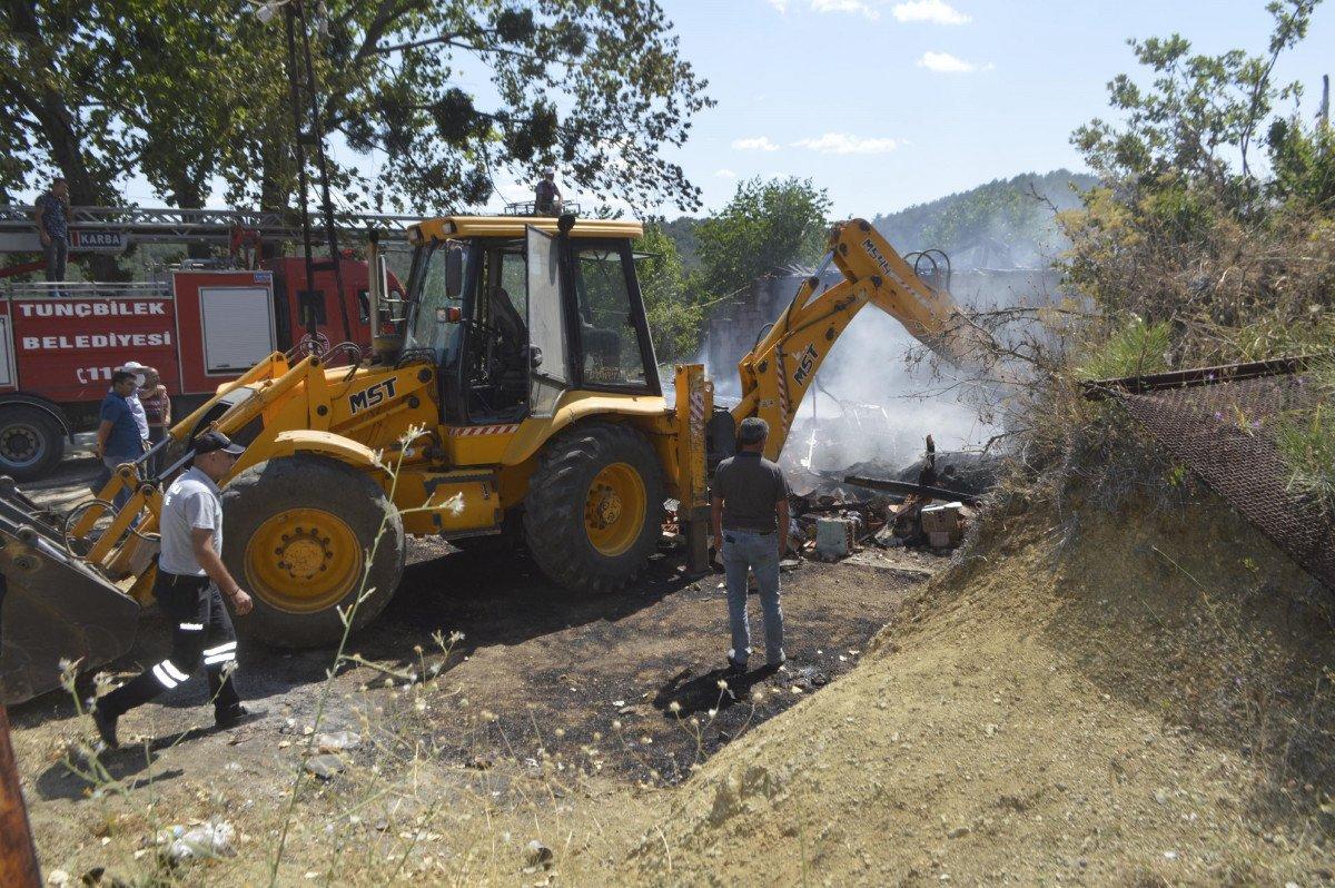 Sarıyer'de orman yangını