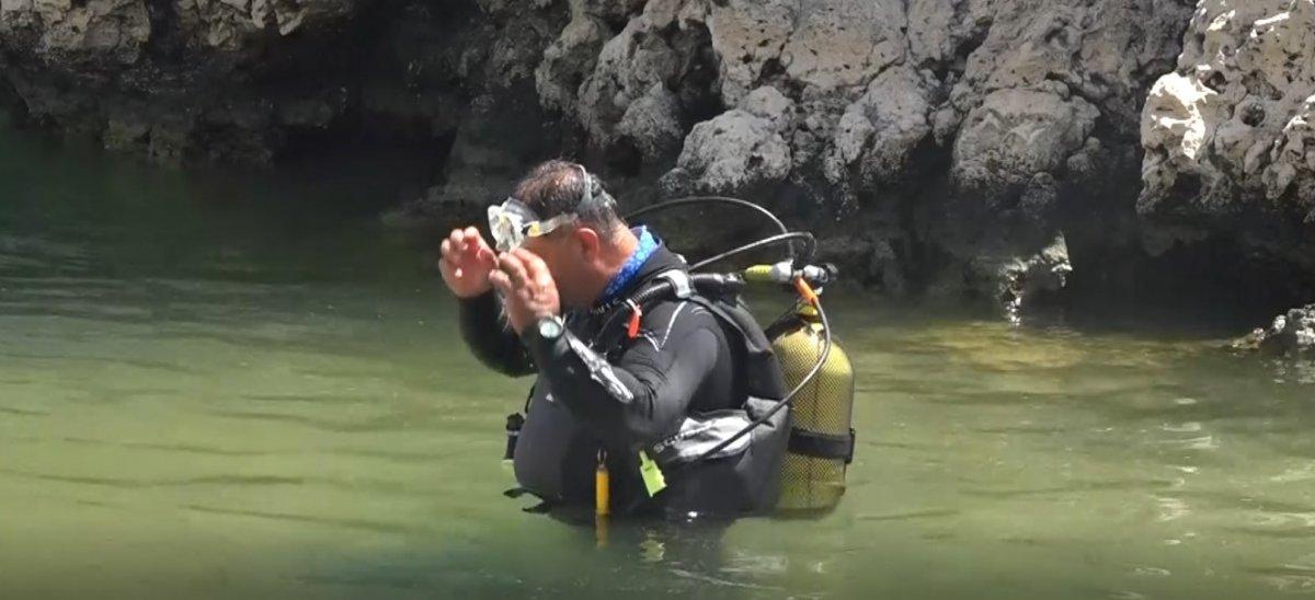 Van Gölü’nde, odaları ve penceresi olan su altı mağarası keşfedildi