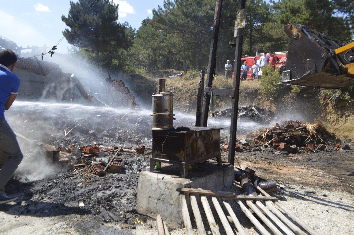 Sarıyer'de orman yangını