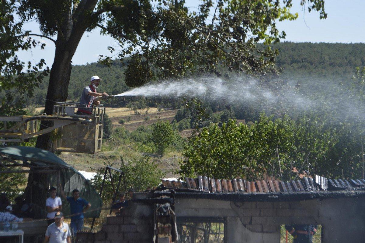 Sarıyer'de orman yangını