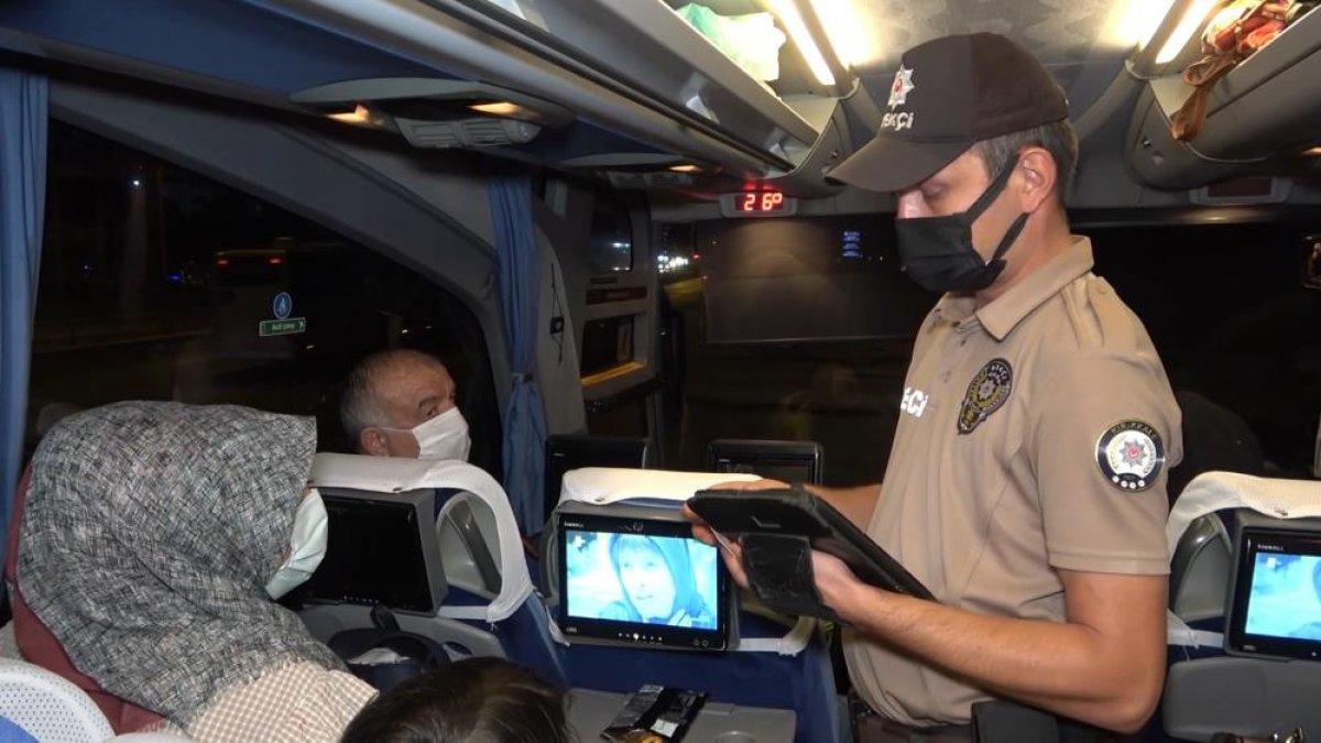 Kırıkkale'de otobüs denetimleri sıklaştırıldı