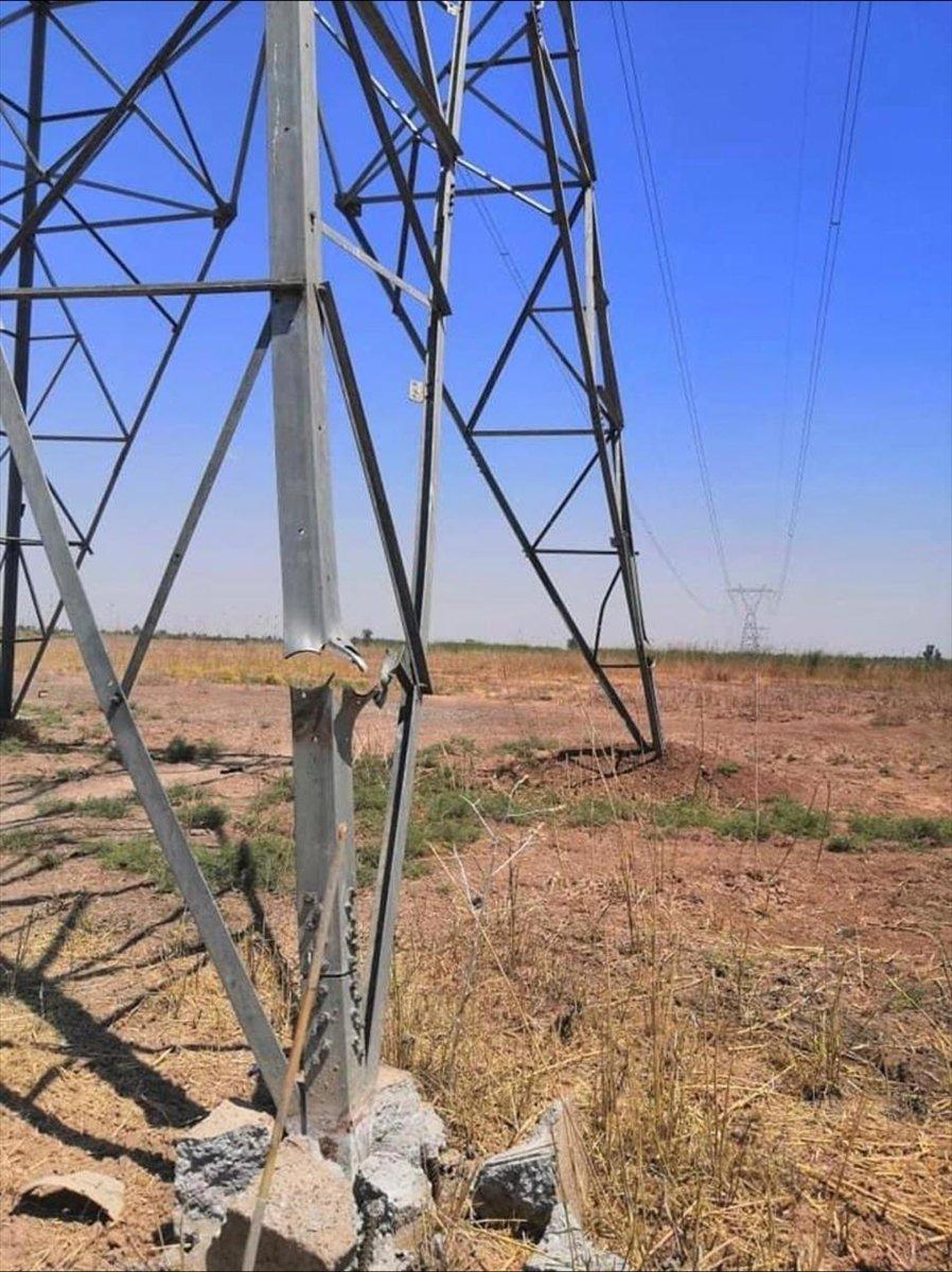 DEAŞ, Kerkük'te elektrik hatlarına saldırdı