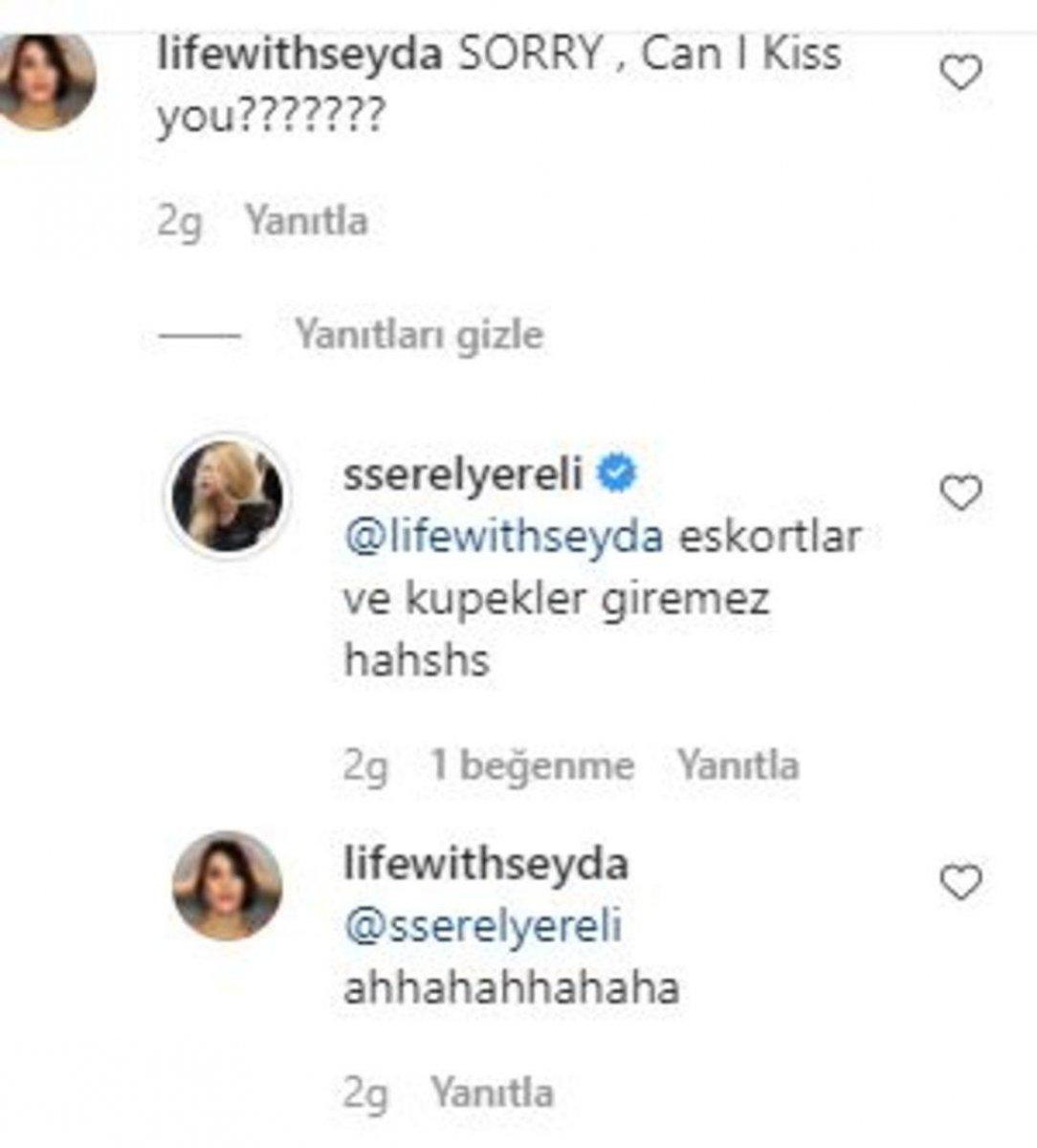 Serel Yereli'den havuz pozu