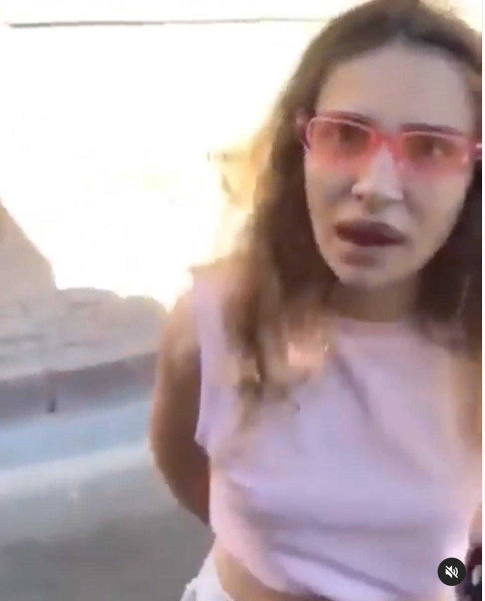 Irmak Arıcı trafikte tartıştığı sürücünün yüzüne tükürdü