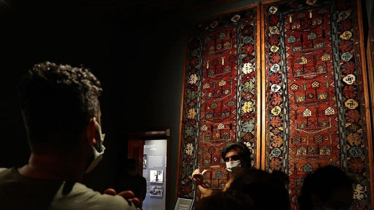 Rum ailenin bağışıyla Sille halısı, 100 yıl sonra anavatanına döndü