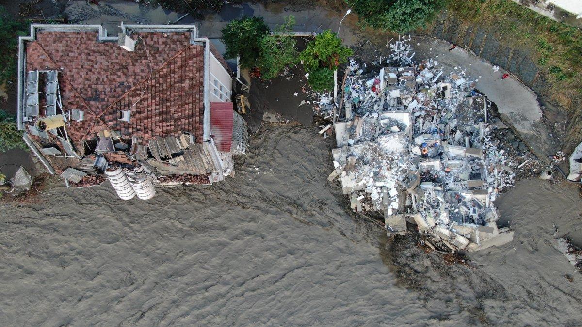 Kastamonu'da sel felaketinden geriye kalanlar