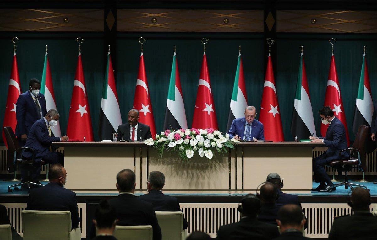 Cumhurbaşkanı Erdoğan'dan Sudan Devlet Başkanı ile ortak açıklama