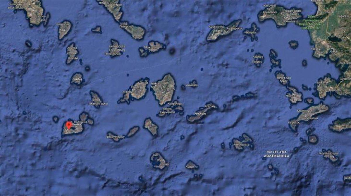 Ege Denizi'nde İngiliz bayraklı yat battı