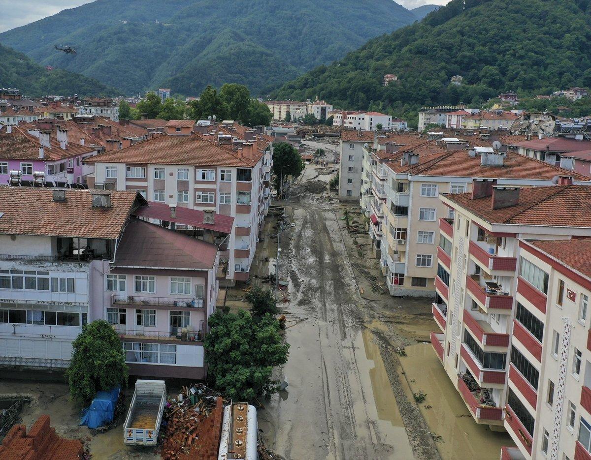 Kastamonu'da sel felaketinden geriye kalanlar